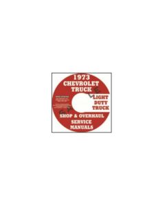 1973 Chevy Truck Shop Manual On CD