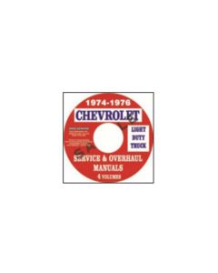 1974-1976 Chevy Truck Shop Manual On CD