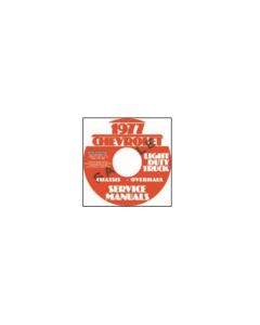 1977 Chevy Truck Shop Manual On CD
