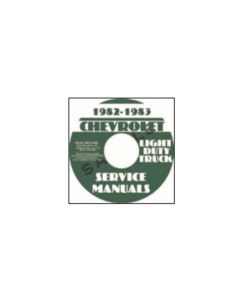 1982-1983 Chevy Truck Shop Manual On CD