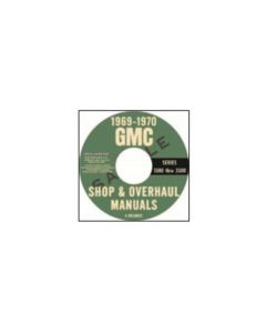 1969-1970 GMC Truck Shop Manual On CD