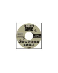 1971-1972 GMC Truck Shop Manual On CD