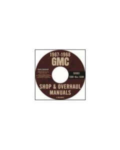1967-1968 GMC Truck Shop Manual On CD