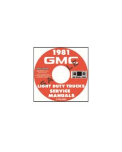 1981 GMC Truck Shop Manual On CD