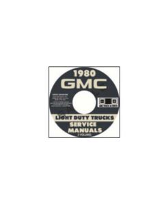 1980 GMC Truck Shop Manual On CD