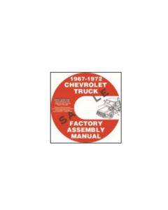 1967-1972 Chevy Truck Factory Assembly Manual On CD