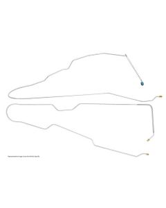 1973-1980 Chevy-GMC Truck Front To Rear Brake Line Set, 4WD Half Ton-Three Quarter Ton, Shortbed,  Stainless Steel
