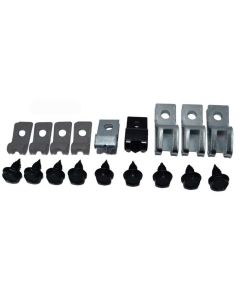 1981-1987 Chevy-GMC Truck  Brake Line Clip Set, For Truck With Fuel Return Line 4WD