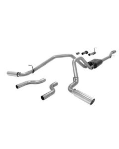 2007-2013 Chevy-GMC Truck Flowmaster American Thunder Dual Exhaust Cat Back System, Stainless Steel, 5.3L