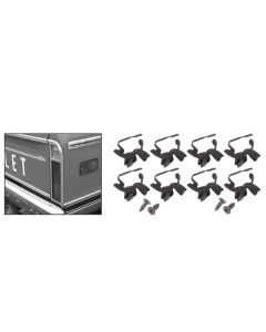 1969-1972 Chevy-GMC Truck Taillight Bezel Molding Clip And Screw Kit, Fleetside