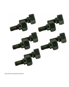 Chevy-GMC Truck Hood Hinge Bolt Set, Hex Head-10 Piece, Black Stainless Steel