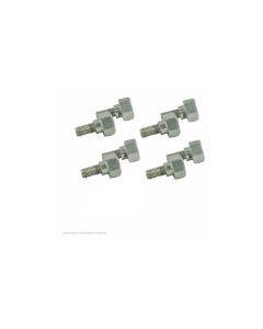 Chevy-GMC Truck Hood Hinge Bolt Kit, 8 Piece Polished Stainless Steel