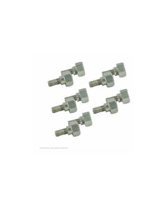 Chevy-GMC Truck Hood Hinge Bolt Set, Hex Head-10 Piece, Polished Stainless Steel