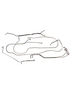 1981-87 Chevrolet/GMC Truck 2WD 3/4-Ton Std. Cab  Longbed w/o Load Valve Power Disc Brake Line Set 8pc, Stainless