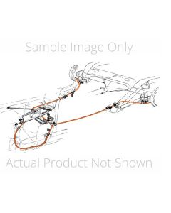 1959 Chevy GMC Truck Parking Brake Cable, Rear, Longbed, 3/4 Ton, 2WD