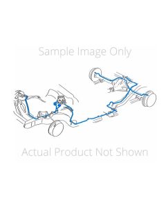1981-87 Chevrolet/GMC Truck 2WD 3/4-Ton Std. Cab Longbed 1/4" F to R Brake Lines 2pc, Stainless