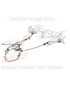 1960-1962Chevy GMC Truck Parking Brake Cable, Rear, Shortbed, 1/2 Ton, 4WD,OEM