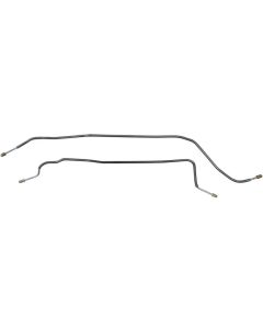 1981-87 Chevrolet/GMC Truck 4WD 1/2-Ton Standard Five-Lug Rear Axle Brake Lines 2pc, OE Steel