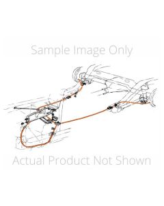 1964-1965 Chevy GMC Truck Parking Brake Cable,Rear,Longbed,3/4 Ton, 4WD,OEM
