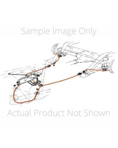 1966 Chevy GMC K10 Truck Brake Cable,Rear,Shortbed,1/2Ton,4WD,OEM