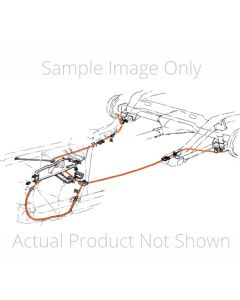 1964-1965 Chevy GMC Truck Parking Brake Cable,Rear,3/4 Ton, 2WD,OEM