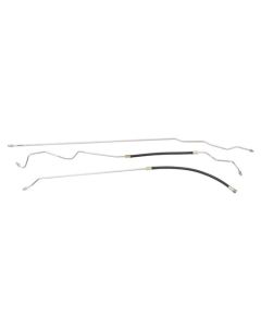 1992-1994 Chevy GMC Blazer/Tahoe/Yukon (Full-Size) 4WD Small Block V8, 3/8" Main Fuel Lines w/Rubber Hoses, 3pc