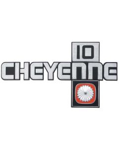 1981 Chevy Truck Fender Emblem, Cheyenne 10