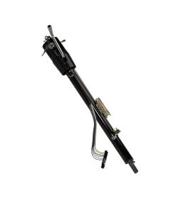 1973-1987 Chevy-GMC Truck  Tilt Steering Column, Columnshift, 1 DD, Black Powdercoat Finish-Flaming River