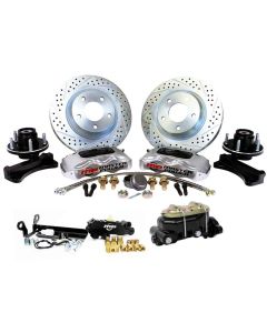1960-1987 Chevy-GMC Truck Pro-Driver Front Disc Brake Conversion Kit, Manual, 5 x 5" Bolt Circle, Half-Ton 2WD
