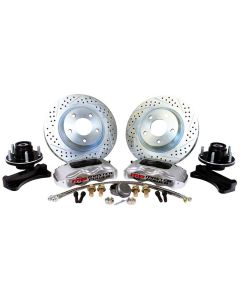 1960-1987 Chevy-GMC Truck Pro-Driver Front Disc Brake Conversion Kit, At Wheel, 5 x 5" Bolt Circle, Half-Ton 2WD
