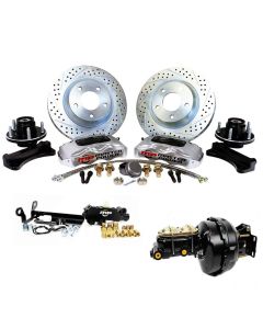 1960-1987 Chevy-GMC Truck Pro-Driver Front Disc Brake Conversion Kit, Power, 5 x 5" Bolt Circle, Half-Ton 2WD
