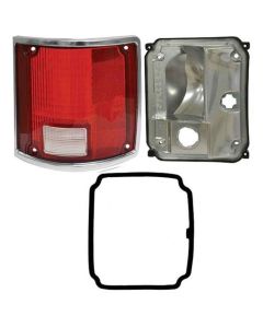 1973-1987 Chevy-GMC Truck Taillight Assembly With Trim, Left