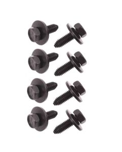 1960-1972 Chevy GMC Truck Seat Track To Floor Mounting Bolt Kit 8pc, Black