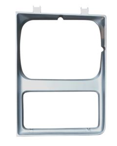 Headlight Bezel, Silver, Left 85-87
