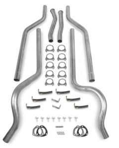 1969-1972 Chevy Blazer-GMC Jimmy, Suburban Hooker Header Back Dual Exhaust System Without Mufflers,  2WD-Small Block