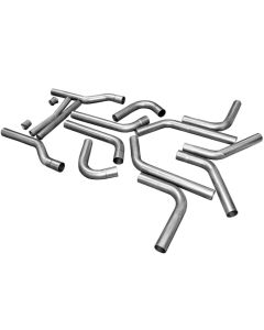 1963-1972 Chevy-GMC Truck Hooker Manifold Back Dual Exhaust System Without Mufflers,  2WD Longbed-Small Block