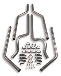 1973-1987 Chevy-GMC Truck Hooker Manifold Back Dual Exhaust System Without Mufflers,  2WD-Small Block