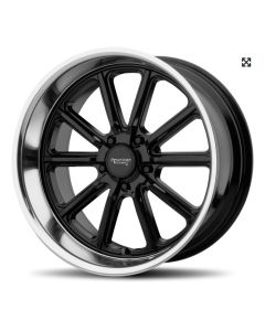 Chevy-GMC Truck American Racing Rodder Wheel, Gloss Black With Diamond Cut Lip, 5x5 Bolt Pattern, 20"
"