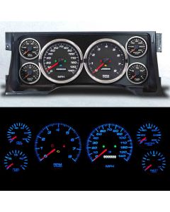 1995-1998 Chevy-GMC Truck NVU Performance II Gauges-Black