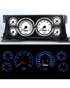 1995-1998 Chevy-GMC Truck NVU Performance II Gauges White
