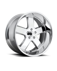 Chevy-GMC Truck US Mags U116 Hustler Wheel, 5x5 Bolt Pattern, 1mm Offset,  Chrome, 20"