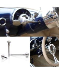 1947-1987 Chevy-GMC Steering Column Dress-Up Lever Kit, Retro Design-Billet Aluminum