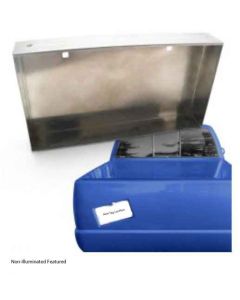 1947-1998 Chevy-GMC Truck Frenched License Plate Relocation Kit, Illuminated-White