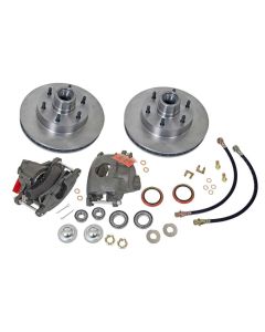 1960-1987 Chevy-GMC Truck Disc Brake Kit For Drop Spindles, Front, 6x5.5