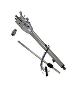 1960-1966 Chevy-GMC Truck  Tilt Steering Column, Column Shift, Power Steering-Late Box, Polished Finish, Flaming River