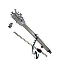 1960-1966 Chevy-GMC Truck  Tilt Steering Column, Column Shift, Power Steering-Early Box, Polished Finish, Flaming River