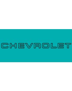 1988-1998 Chevrolet Stepside Tailgate Name Decal 3.5" Tall