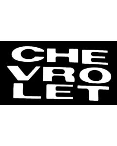 1969-1970 Chevy Truck Grille Decal, White


