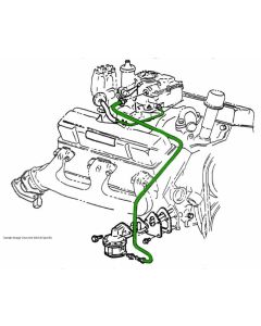 1967-1970 Chevy-GMC Truck Pump to Carb Line 4WD, 307CID 2bbl- Stainless Steel
