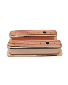 1987-1997 Chevy-GMC Truck  5.0L & 5.7L Tall Center Bolt Valve Covers - Finned - Copper